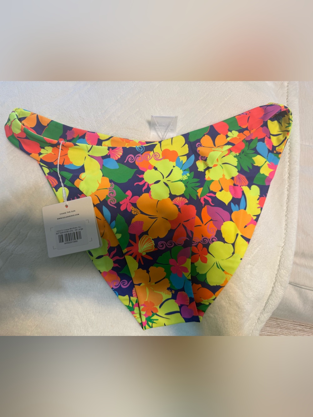 Kulani Kinis Neon Floral Bikini Bottoms - Multicolor